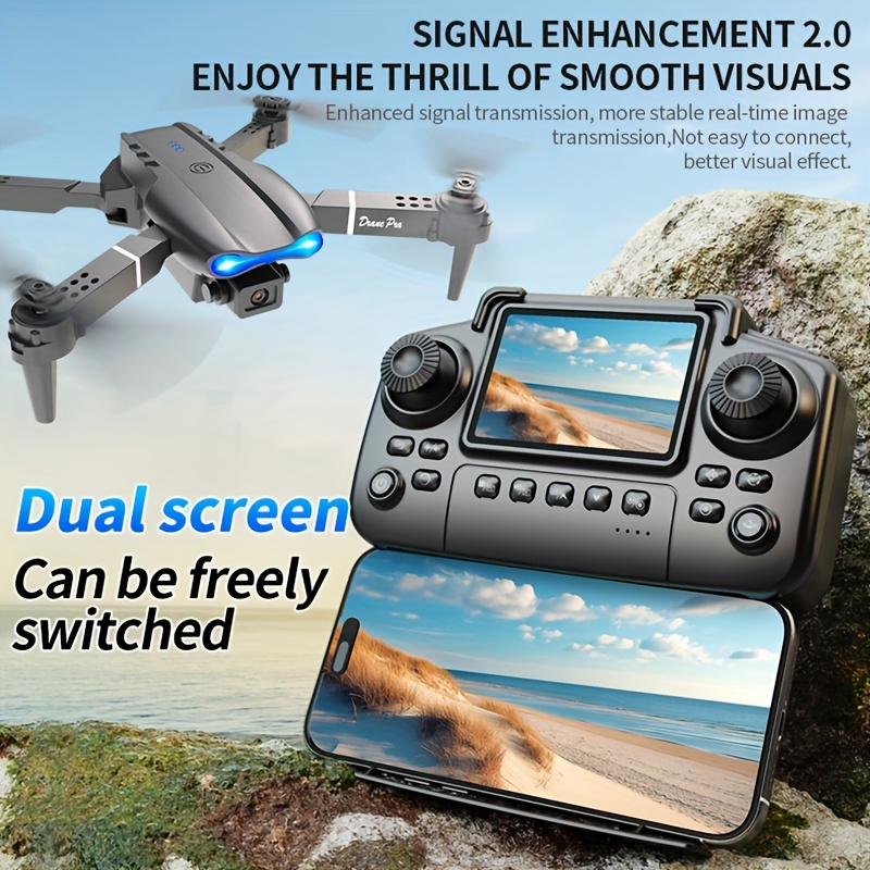Drone dobrável E99 PRO MAX 202 - Drone Camera Professional avaliação e preço