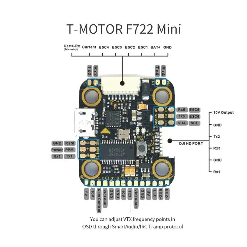 Combo T-Motor MINI F7 FC F45A  - Betaflight Fc F7 avaliação e preço